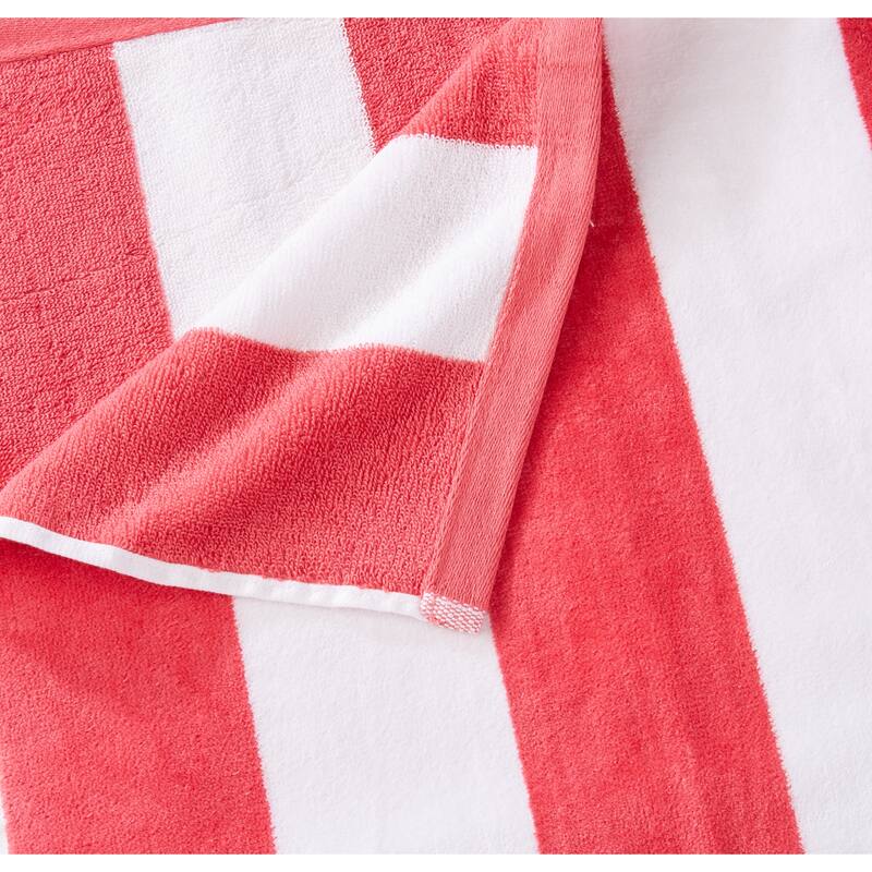 Linery & Co. Cotton Stripe Beach Towel, 4 Pack - 30" x 60"