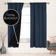 preview thumbnail 113 of 117, Deconovo 100% Full Blackout Double-Layer Rod Pocket Curtains (2 Panels)