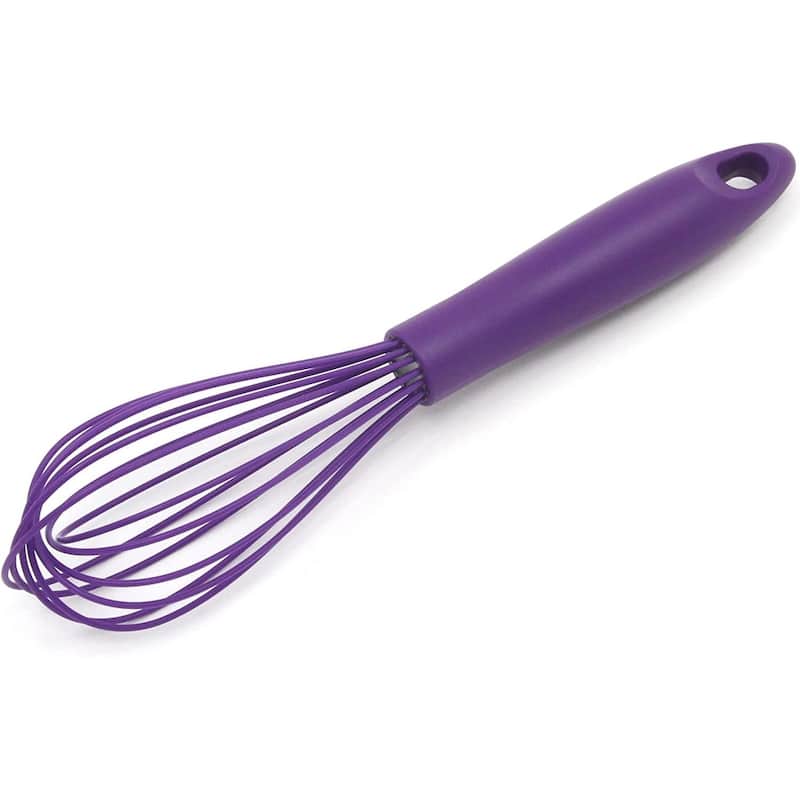 Chef Craft Premium Silicone Wire Cooking Whisk, 10.5 inch - Purple