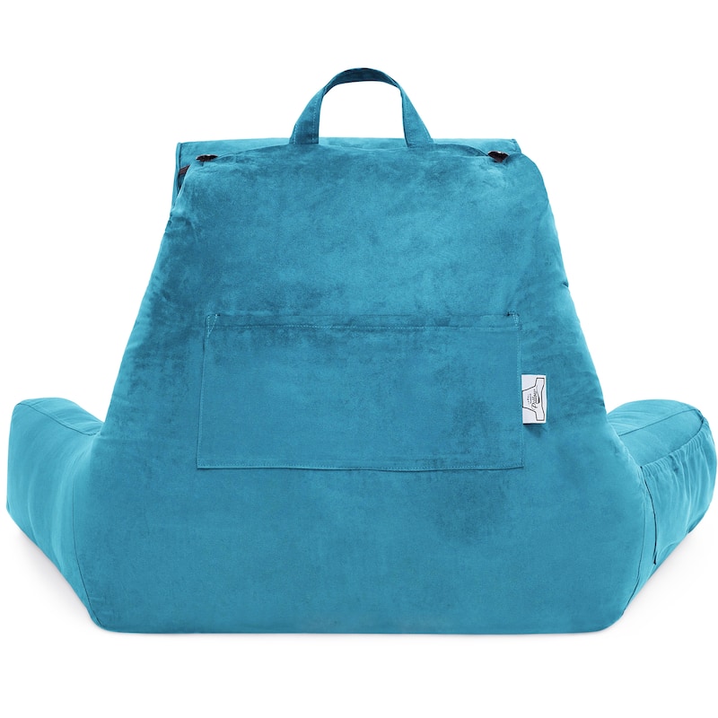Husband Bedrest Micro-Suede Reading Pillow