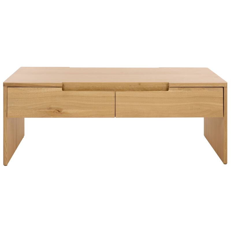 SAFAVIEH Couture Riverside Oak Wood Coffee Table - 42"W x 24"D x 16"H