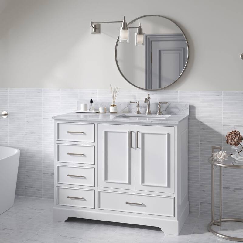 Ariel M043SRCW2RVO Stafford 43" Free Standing Single Basin Vanity Set