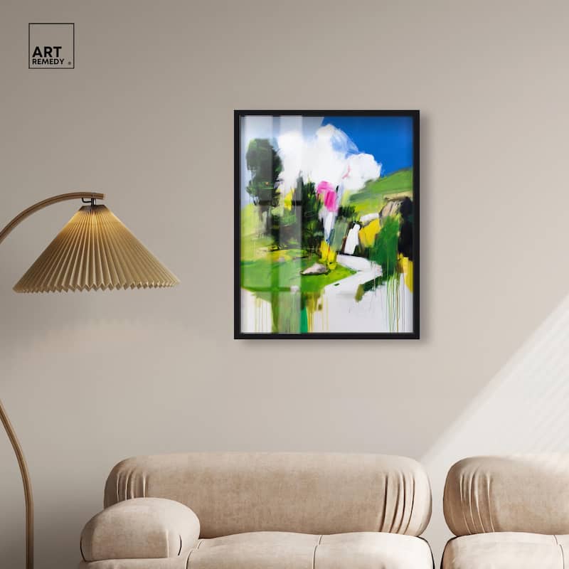 Swiss Fields Shadowbox by Art Remedy