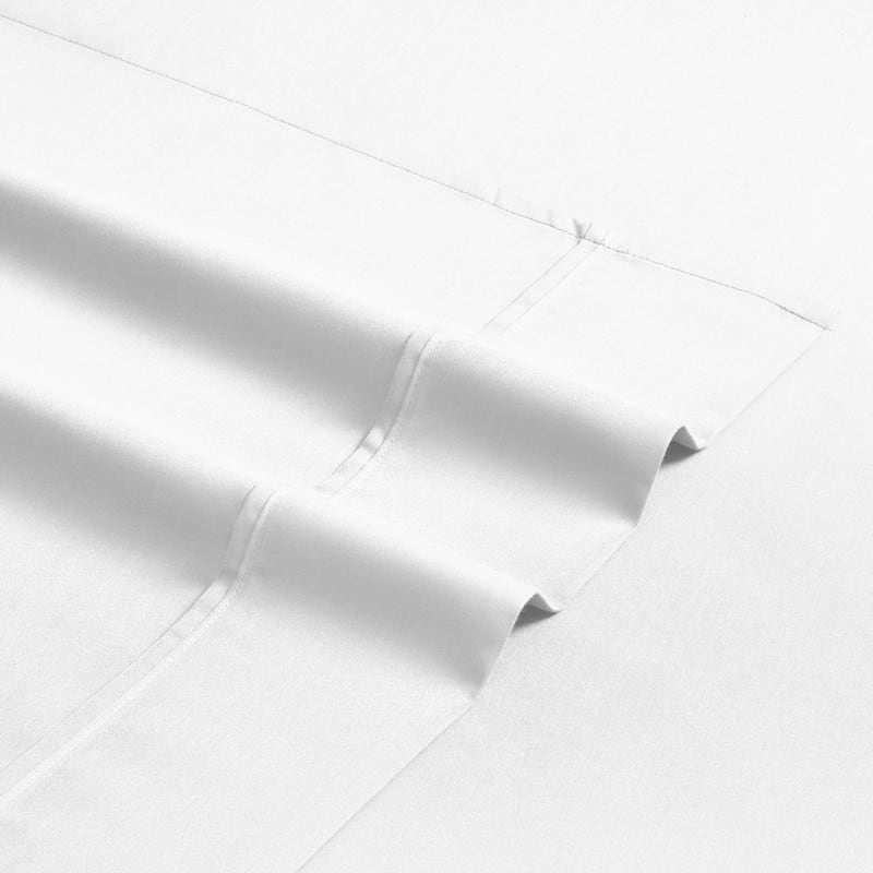 Superior Cotton Blend Solid 1500 Thread Count Deep Pocket Bed Sheet Set