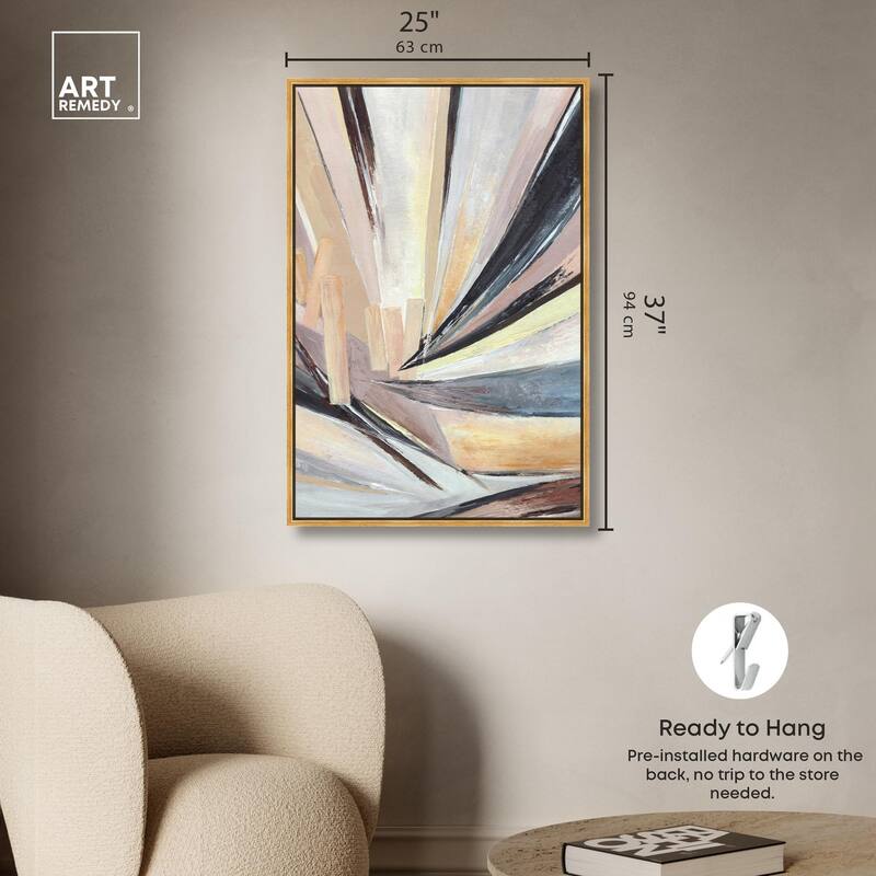 Balancing Lines I Canvas by Art Remedy