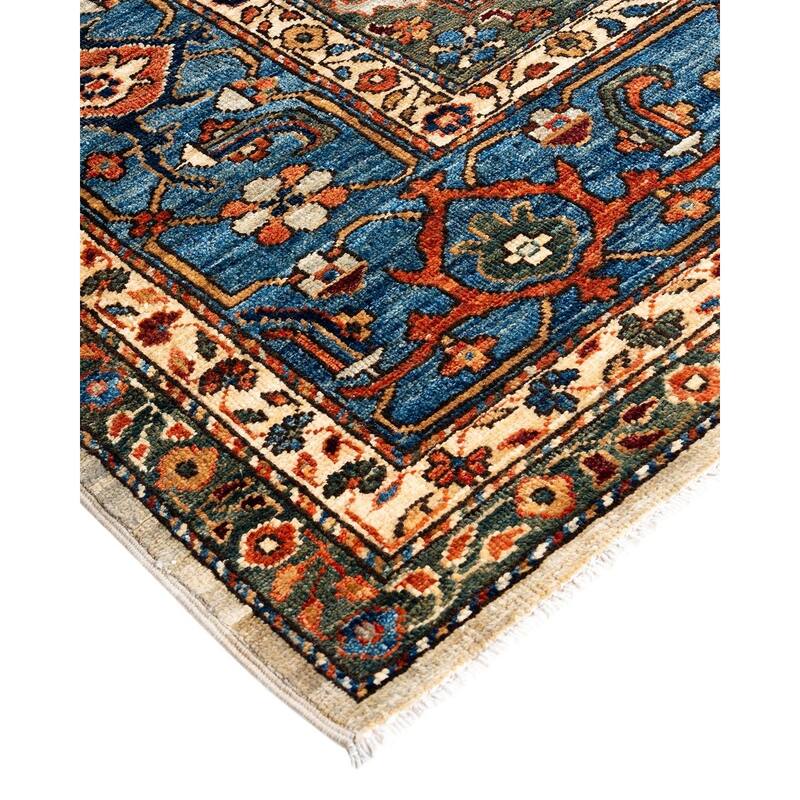 Serapi One-of-a-Kind Hand-Knotted Area Rug - Light Gray, 8' 0" x 9' 10" - 8' 0" x 9' 10"