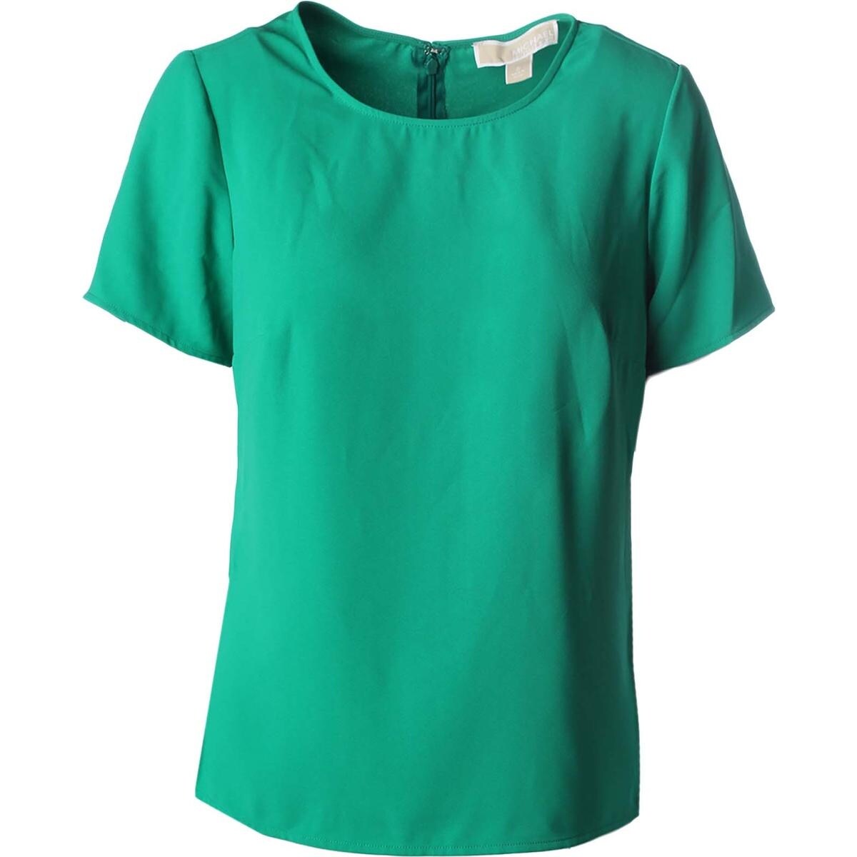 michael kors t shirt womens green