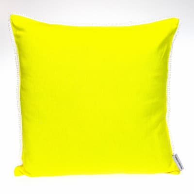 Solid Square Throw Pillow - 16" - Yellow