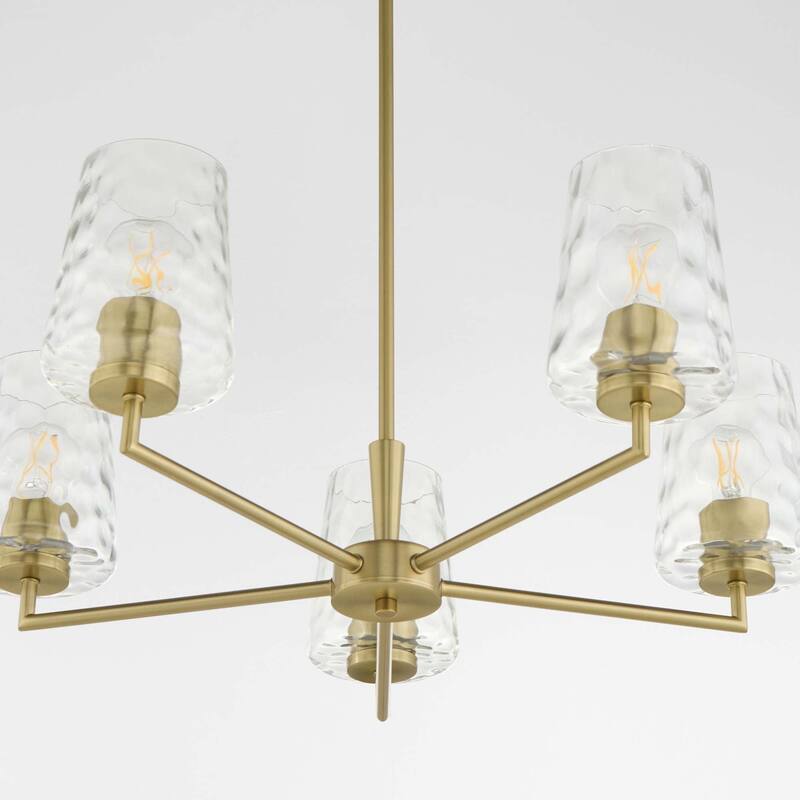 Quorum International 6204-5 Belinder 5 Light 27" Wide Chandelier