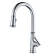 preview thumbnail 3 of 8, Karran Drop-In Quartz Composite 33 in. 1-Hole 50/50 Double Bowl Kitchen Sink in Black with Kitchen Faucet in Stainless Steel