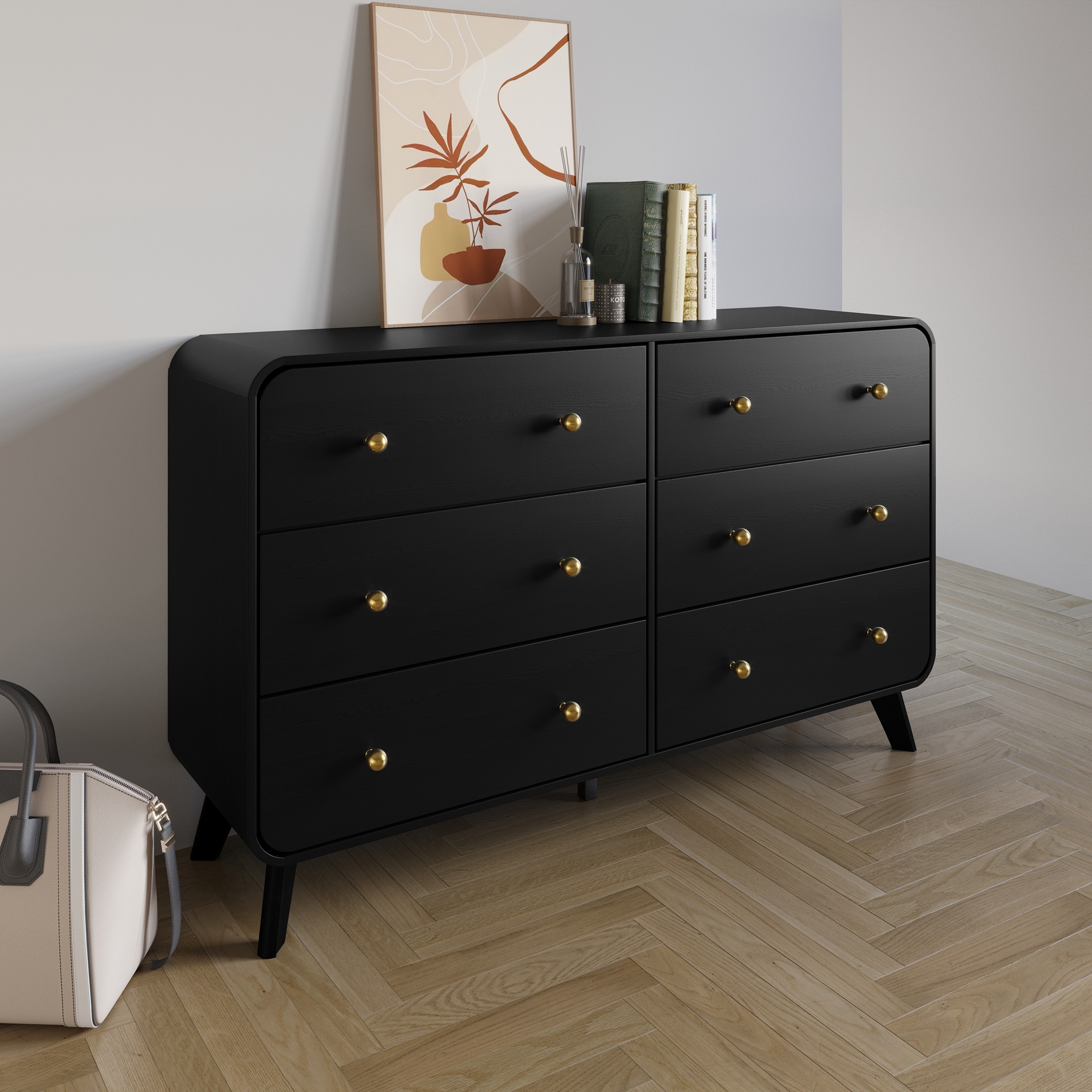 CraftPorch Contemporary 6-Drawers Dresser