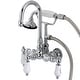 preview thumbnail 2 of 4, Kingston Brass Aqua Vintage Wall Mount Clawfoot Tub Faucet