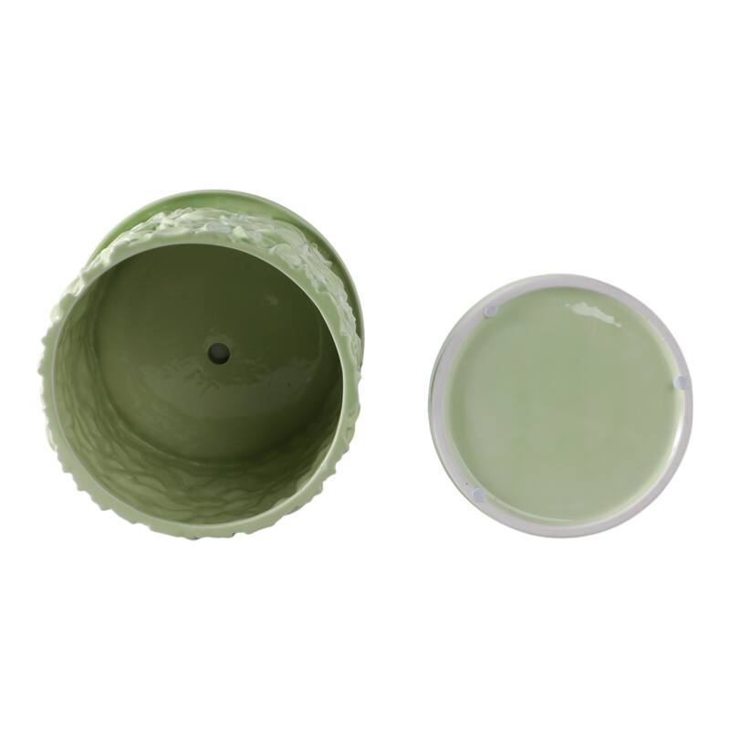 Ceramic Daisy Flower Planter (Set of 2) - 6"