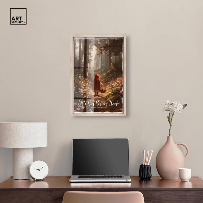 Classic Red Riding Hood Shadowbox by Art Remedy