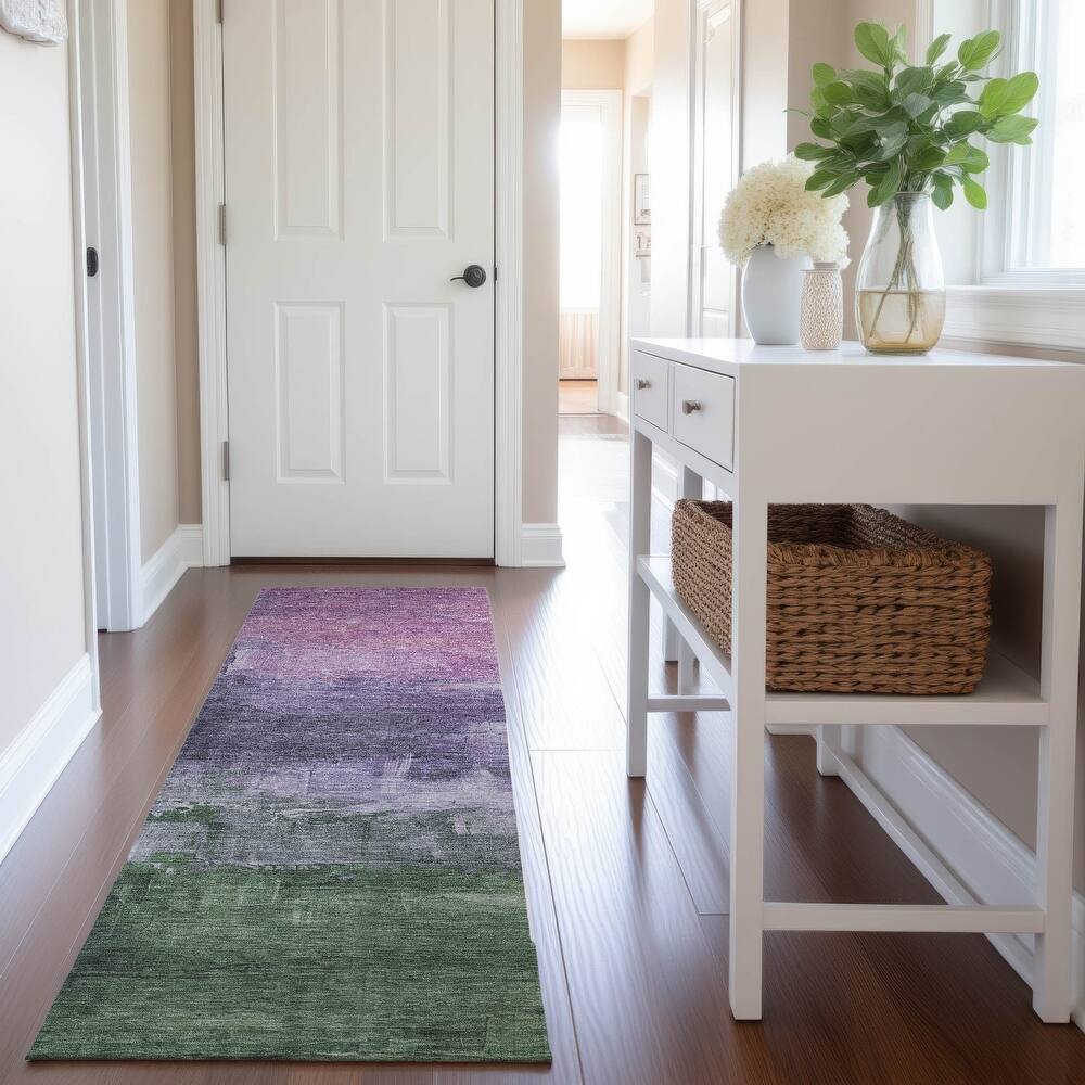 Premium Washable Super Soft Modern Brushstrokes Mayfield Rug