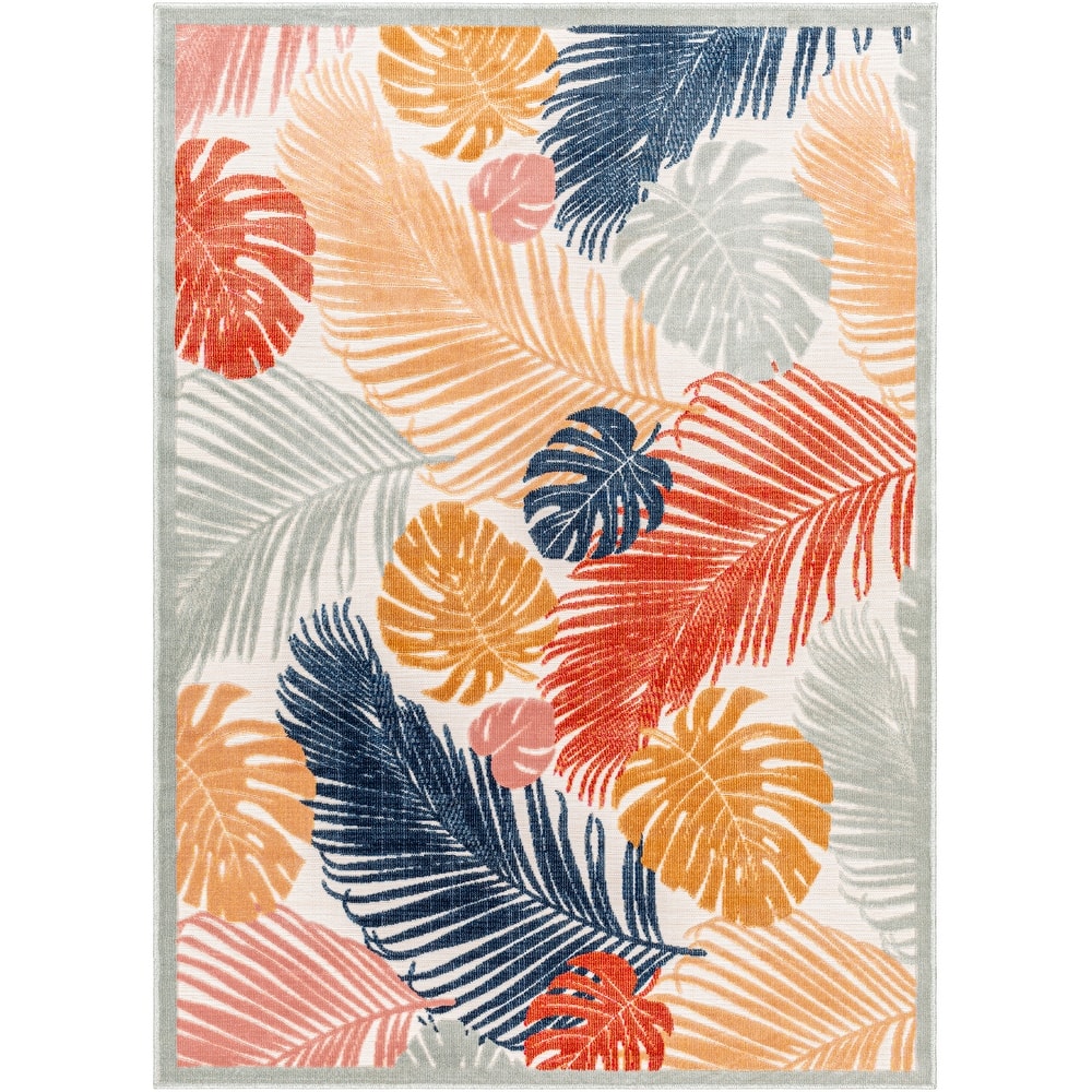 Livabliss Cabo Indoor/ Outdoor Palm Area Rug