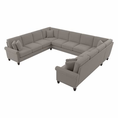Coventry 137W U Shaped Sectional Couch by Bush Furniture