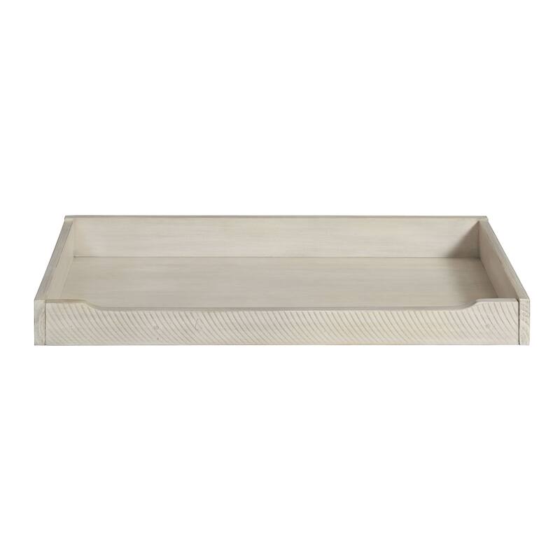 Beck 41" Wide Modern Style Changer Topper, Willow Gray