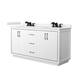 Option White / White Quartz Top / Matte Black Hardware