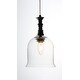 preview thumbnail 2 of 0, Centennial 1-light 6.25" Wide Steel Pendant - Polished Nickel