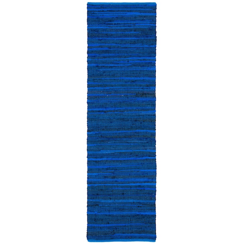 SAFAVIEH Handmade Rag Rug Sevim Casual Stripe Cotton Rug