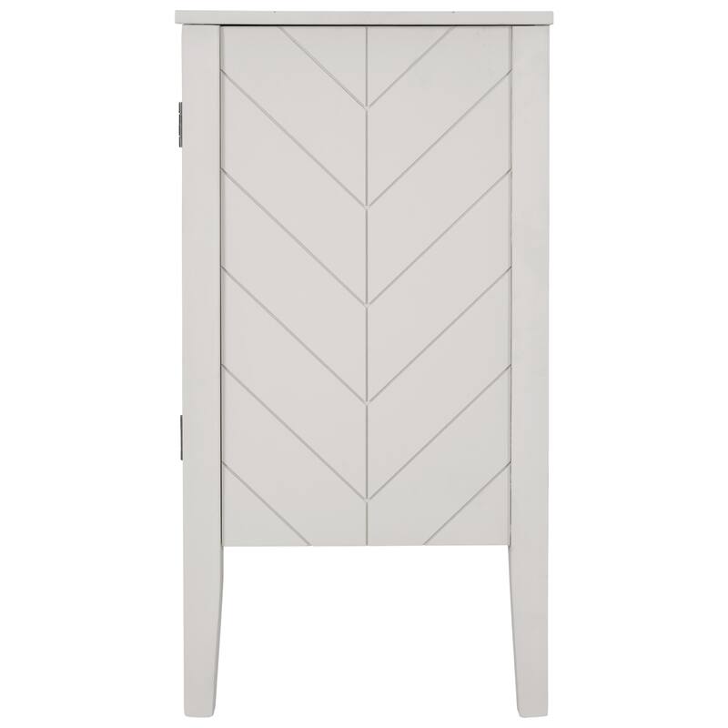 37" Vintage Style Kitchen Accent Buffet Sideboard Cabinet