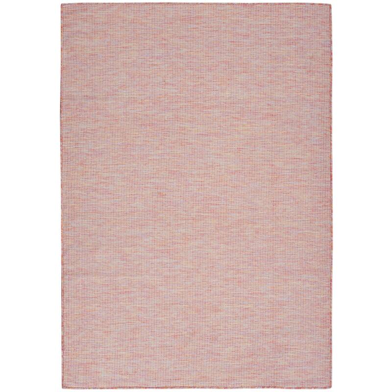 HomeRoots Contemporary Rectangle Outdoor Rug - 4' X 6'