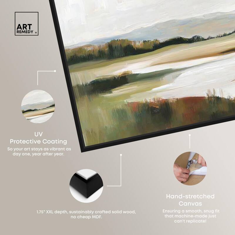 Verdant Valley Canvas by Art Remedy