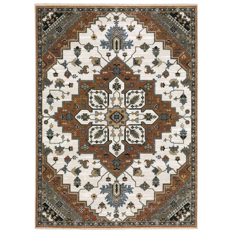 Style Haven Kellan Oriental Medallion Area Rug