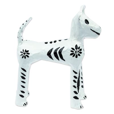 Novica Handmade Faithful In Death Papier Mache Figurine