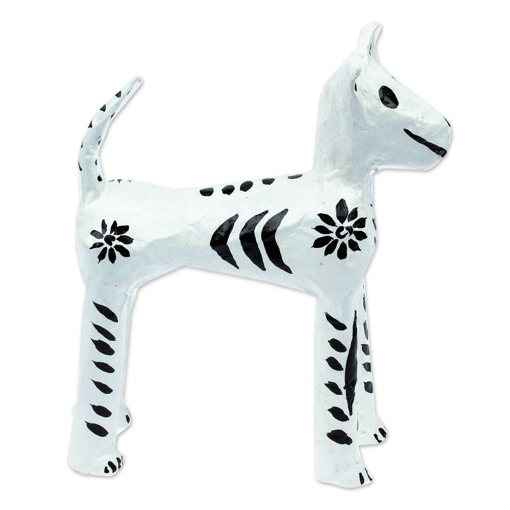 Novica Handmade Faithful In Death Papier Mache Figurine