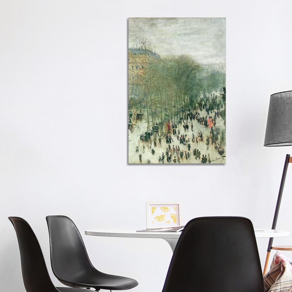 iCanvas "Boulevard des Capucines, 1873-4 " by Claude Monet Canvas Print