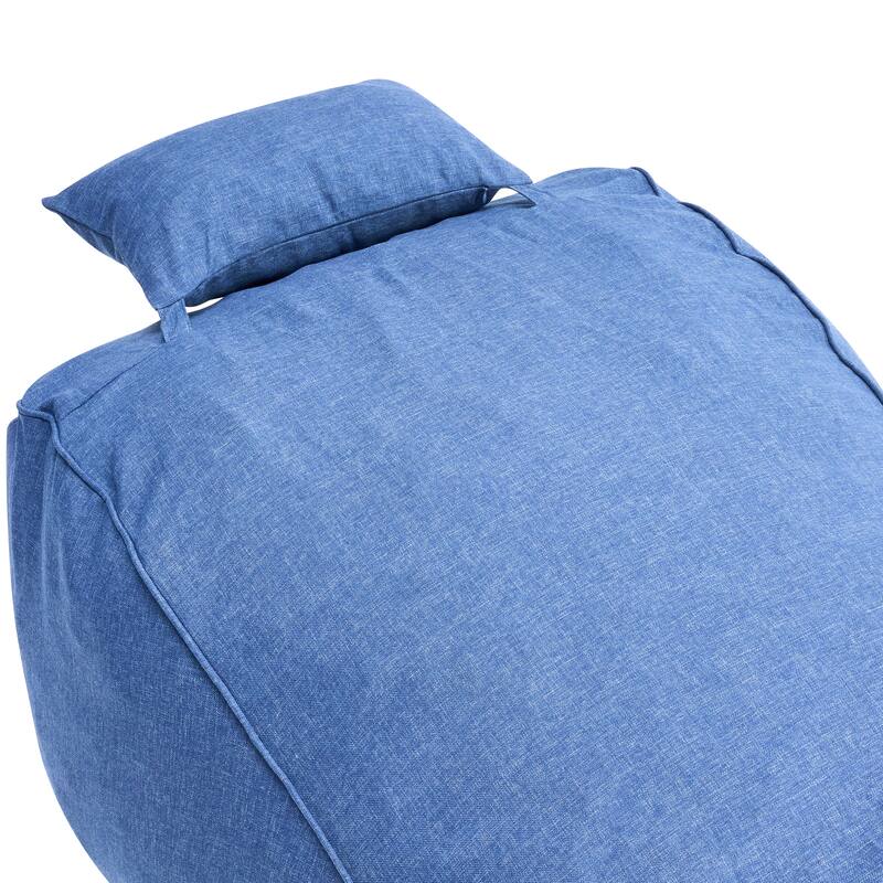 Christopher Knight Home- Fiano Fabric Outdoor Bean Bag Lounge Chair