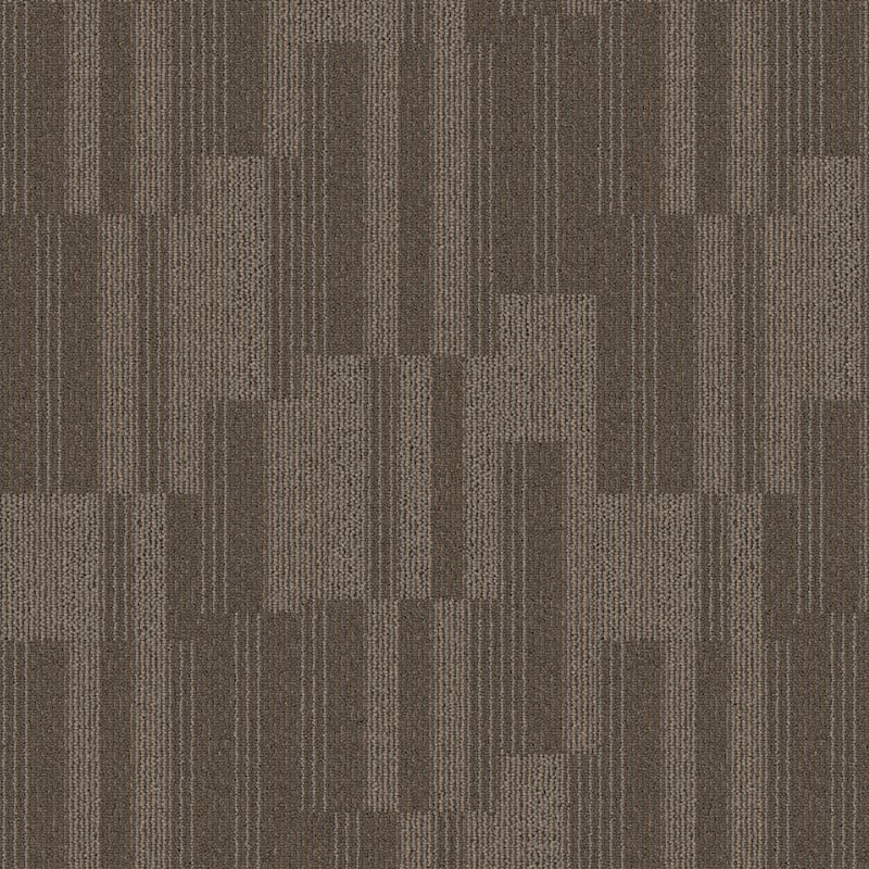 Mohawk Industries Derry - 24" x 24" Square Carpet Tile - Tufted Level - Chert