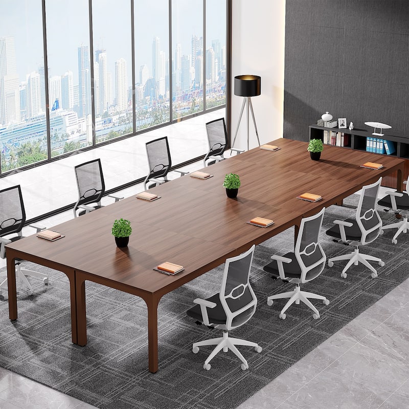 6.5FT Conference Meeting Seminar Business Table Set for 8-12 Person (Set of 2)