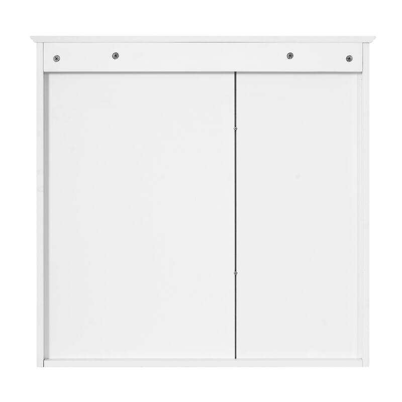 30-Inch Mirror Medicine Cabinet with Open Shelves