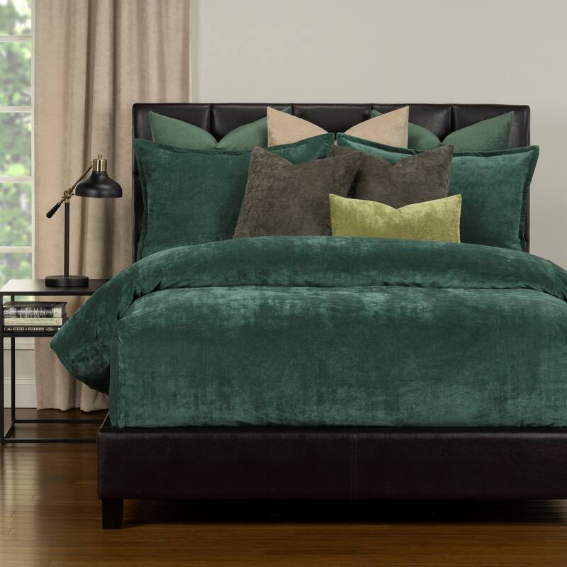 Mixology Padma 9 Piece Bed Cap Comforter Set with Sewn Corners - Jungle - Queen