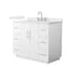 Option White / Giotto Quartz Top / Brushed Nickel