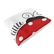 preview thumbnail 6 of 4, Little Ladybug Collection Girl Baby Monthly Milestone Blanket - Red Black and White Polka Dot