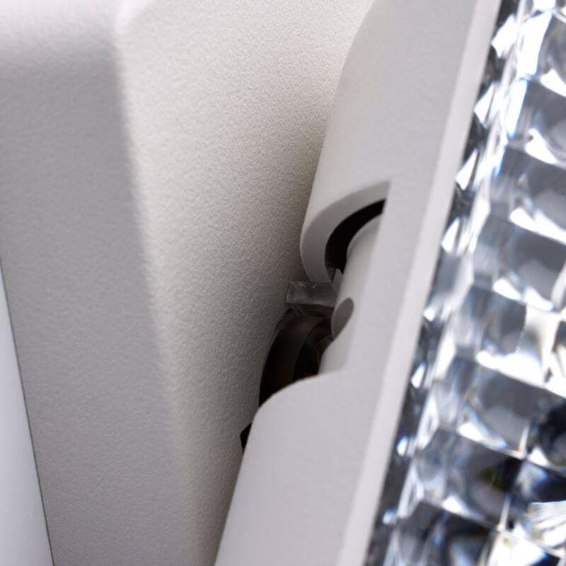 Remote Emergency Light Low-Voltage Backup Dual Head - White