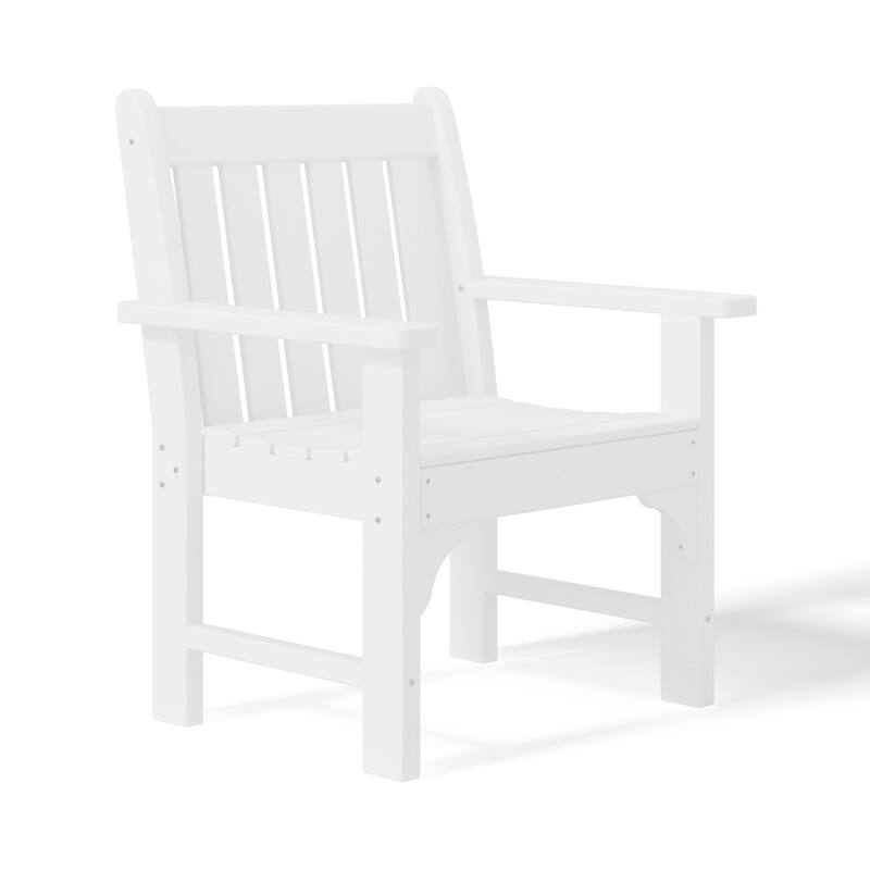 Laguna 6-Piece Outdoor Patio Rectangle Table Garden Arm Chair Dining Set With Bench