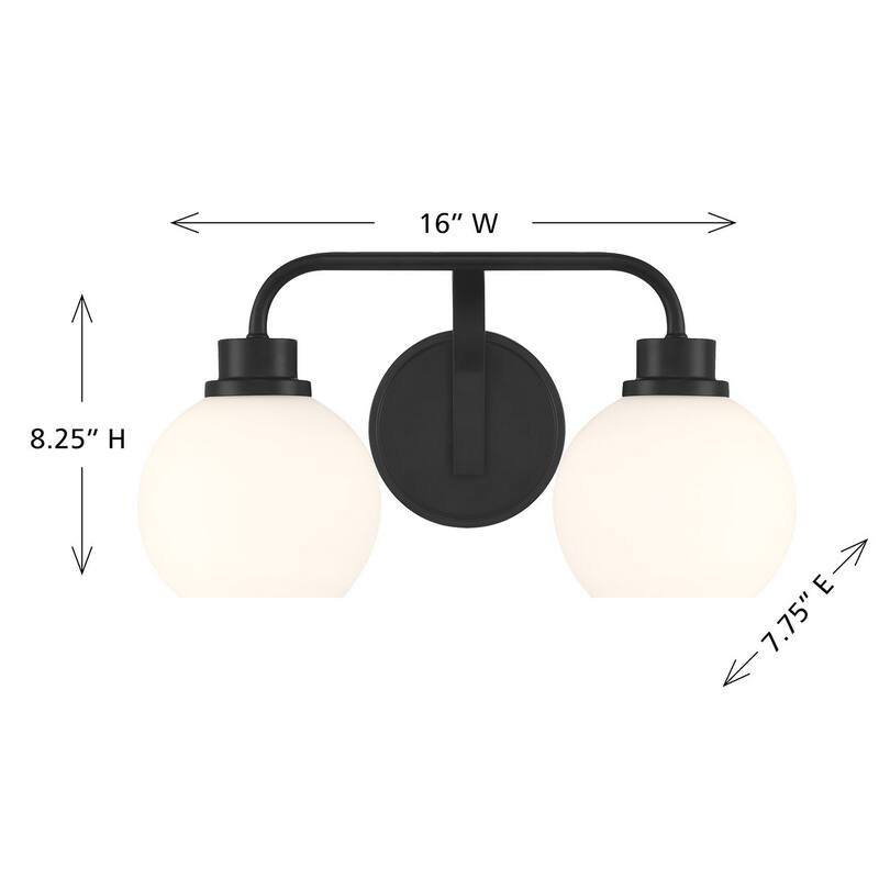2-Light Bathroom Vanity Light By Trade Winds