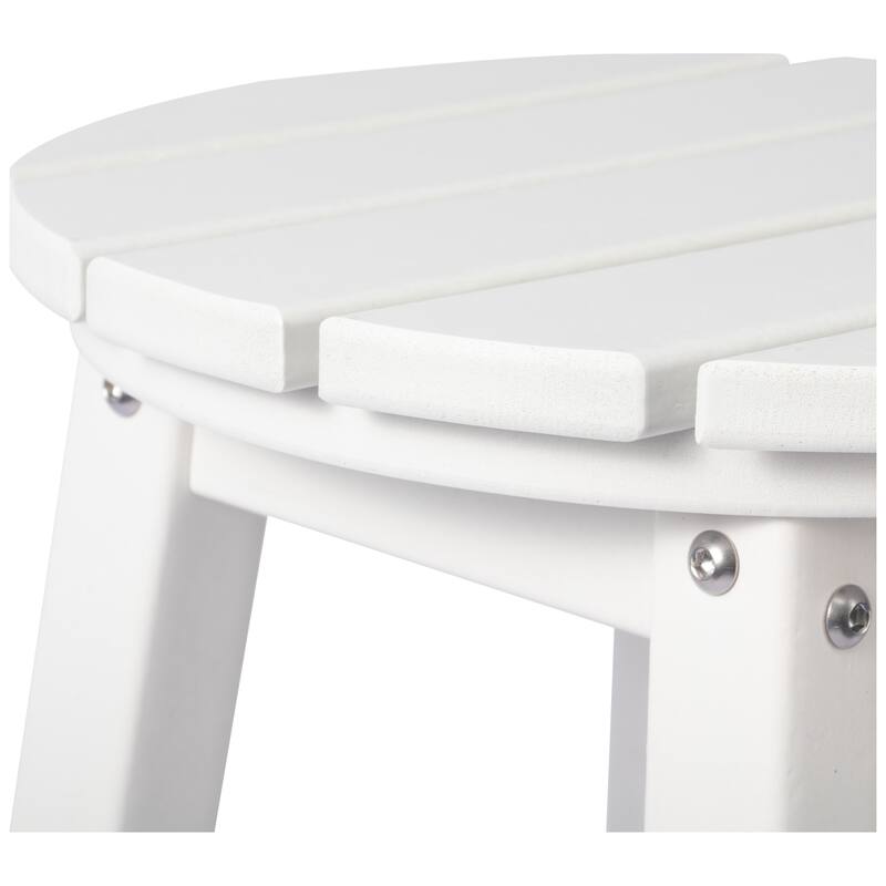 Laguna Hdpe All Weather Outdoor Patio 24" Round Counter Stool