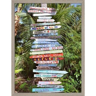Jack Reed 'Signs' Framed Art - Bed Bath & Beyond - 35751913