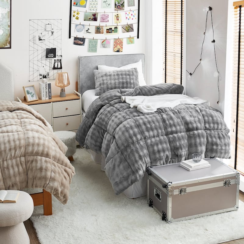 Git Puffy Cozy - Coma Inducer Oversized Comforter Set - Frost Gray