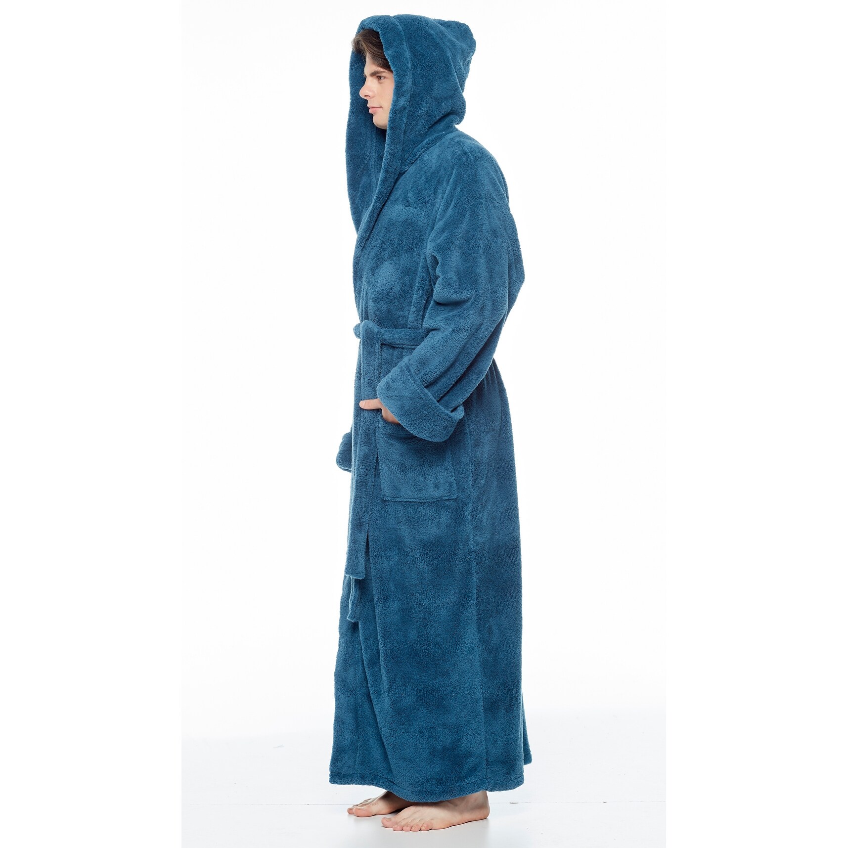 Hooded shop plush robe
