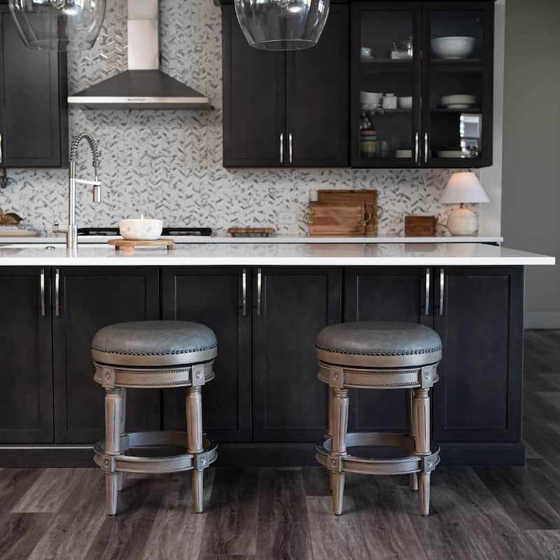 Maven Lane Pullman Backless Swivel Kitchen Stool