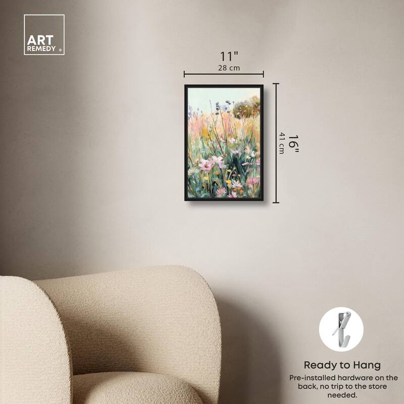 Floral Impressionism II Canvas by Art Remedy