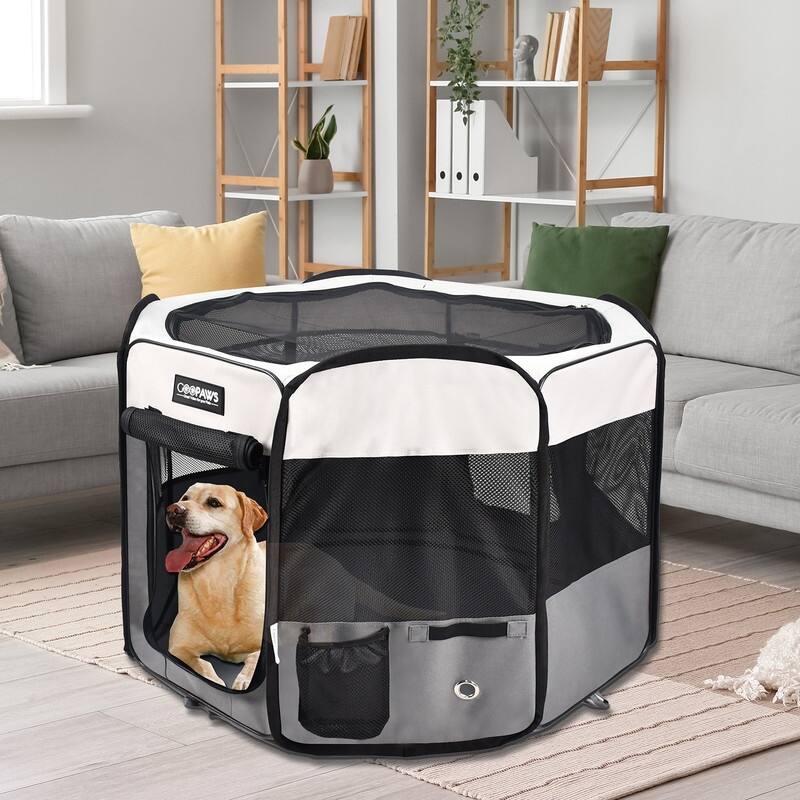 Jespet Soft-Sided Folding Dog & Cat Playpen