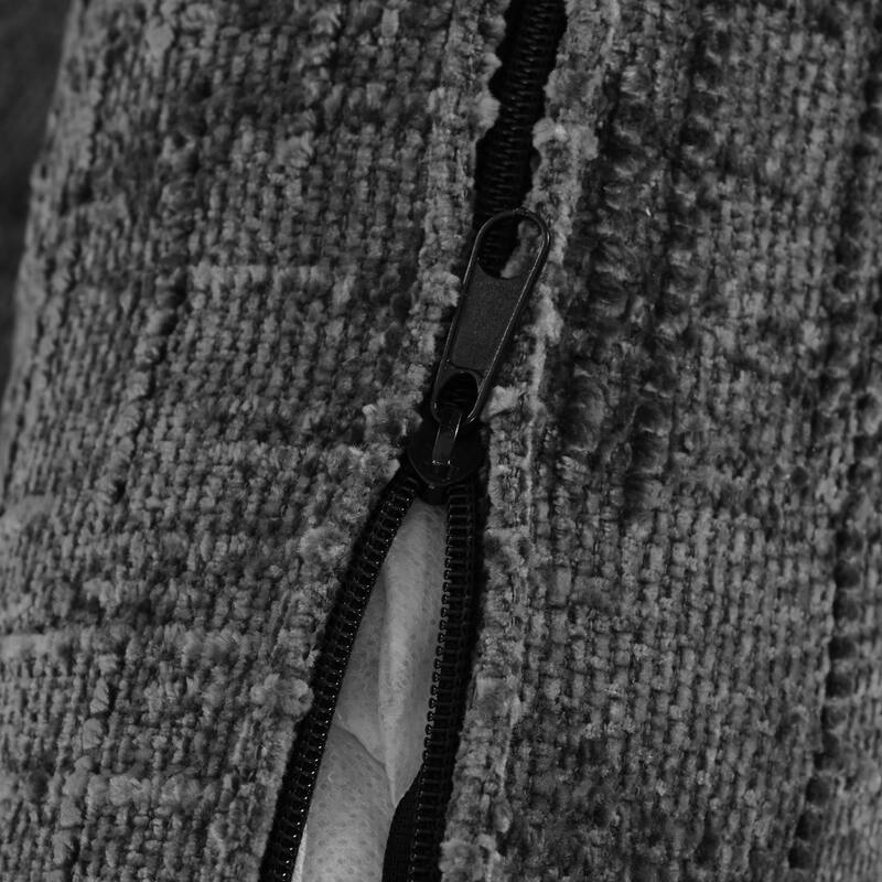 U-Shaped Sectional Sofa Convertible Modular Corner Couch with Movable Ottoman, Chenille Fabric Sofa Set